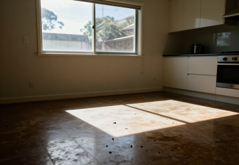 Cockroach infestation in a Bardwell Park kitchen before treatment