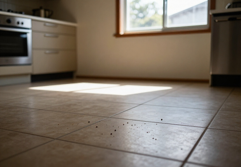 Bathroom free of ants after pest control service
